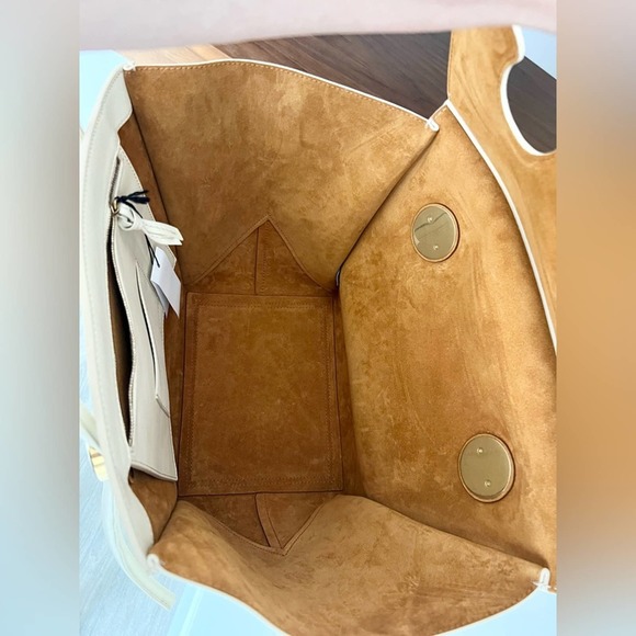 Proenza Schouler leather pipe bag cream large shoulder New with tags - Picture 11 of 16